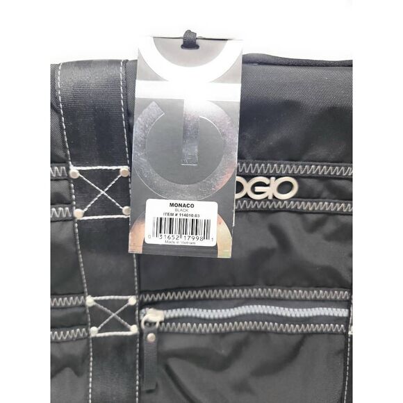 OGIO Monaco Laptop Notebook Messenger Shoulder Bag Black Padded Zip Pockets New - Picture 4 of 9